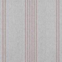 Brea Dusty Pink - Natural fabric with Striped Pink print