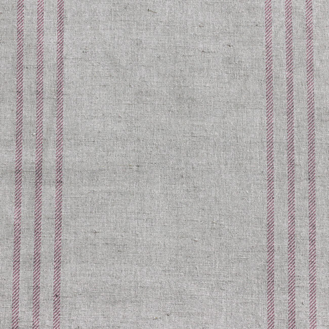 Telma Dusty Pink - Curtain fabric with Pink stripes