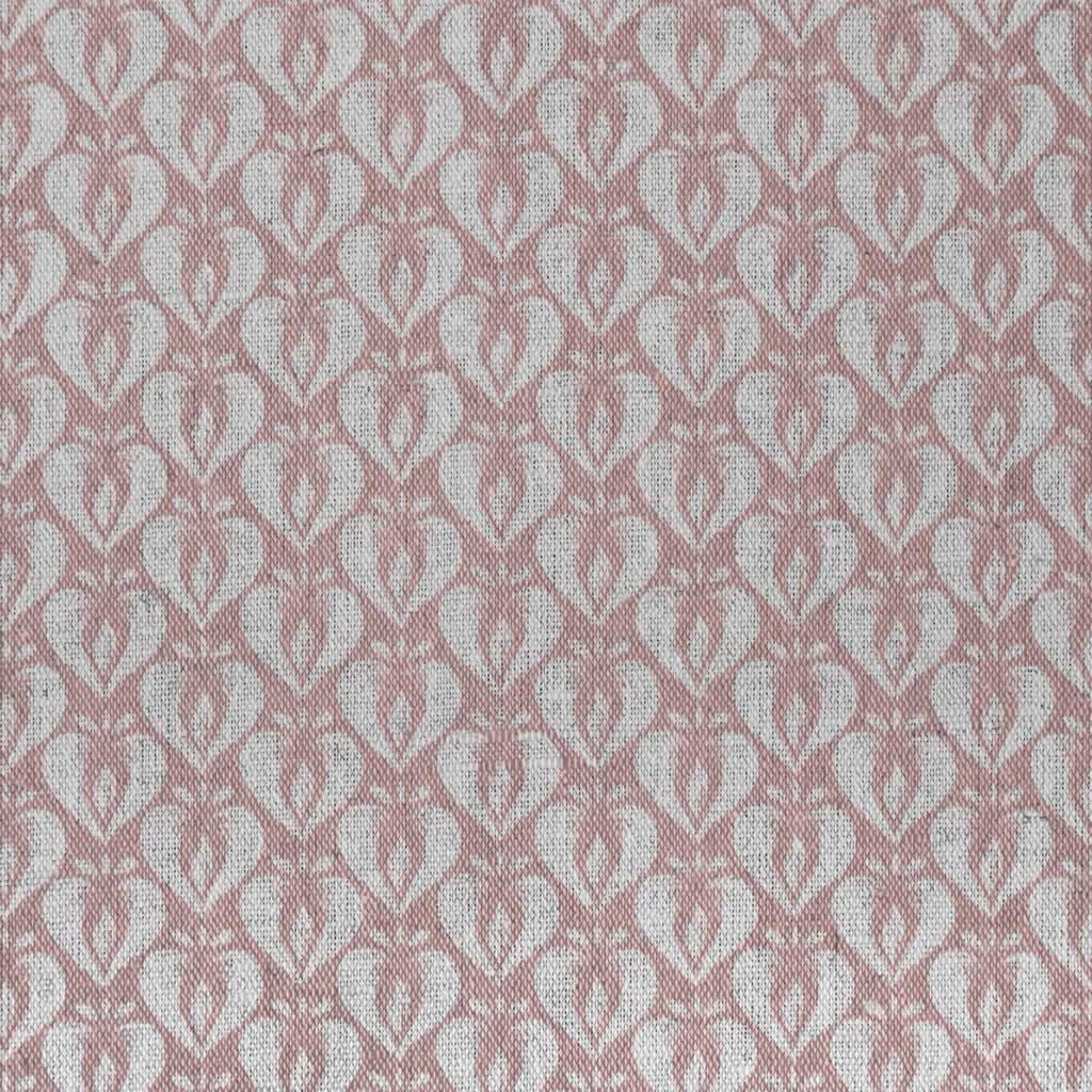 Mimosa Dusty Pink - Curtain fabric with Pink abstract print
