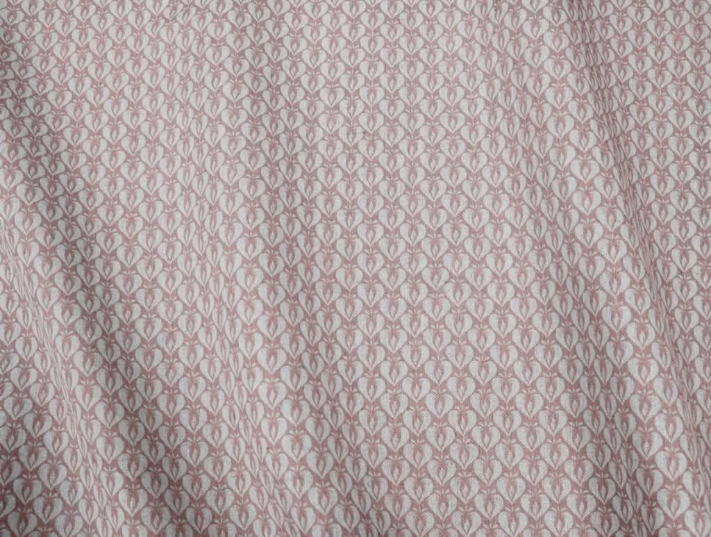 Mimosa Dusty Pink - Curtain fabric with Pink abstract print