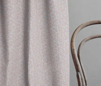 Phila Dusty Pink - Curtain fabric with Pink botanical print