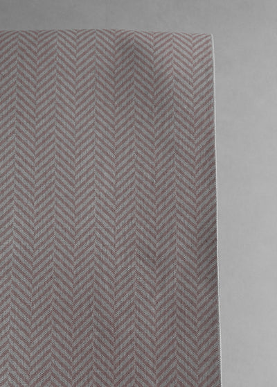 Hugo Dusty Pink- Curtain fabric, abstract pale pink herringbone pattern