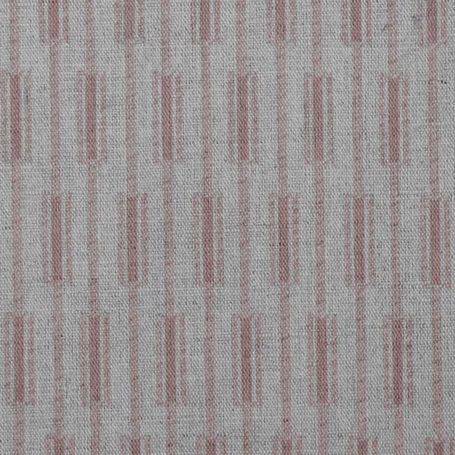 Milliie Dusty Pink - Curtain fabric, abstract Pale Pink geometric pattern