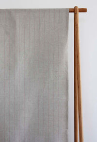 Solveig Dusty Pink - Curtain fabric with pink stripes