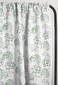 Erleen Moss - Curtain fabric with Green botanical print