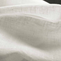 White Sheer Linen Fabric for  Voile Linen Curtains - Close up photo