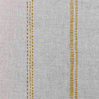 Rae Gold Rod - Curtain fabric with yellow hand drawn stripes