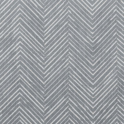 Lulu-Greige - White fabric with Grey Print. Abstract Print, 100% Linen