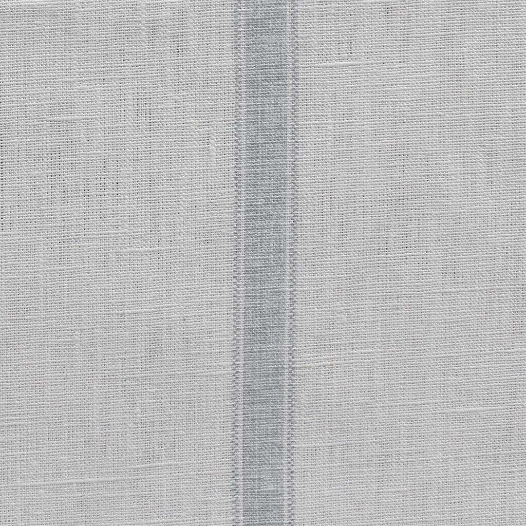 Rune Greige - vertical grey tone striped fabric.