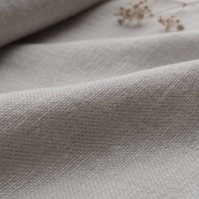 Grey Heavy Linen - curtain fabric and upholstery fabric 100% linen. Greta Winter Fog.