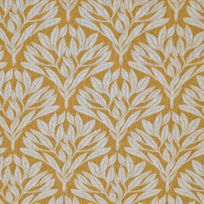 Birna Honey - Curtain fabric with Yellow botanical print