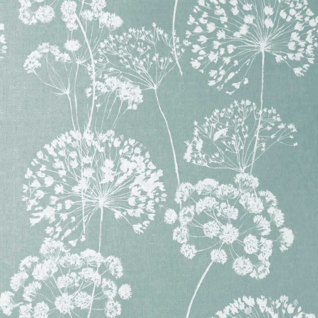 Erleen INV Sage - Curtain fabric with Green and  botanical print