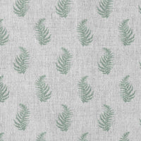 Lena Jade Mist - Curtain fabric with Green botanical print