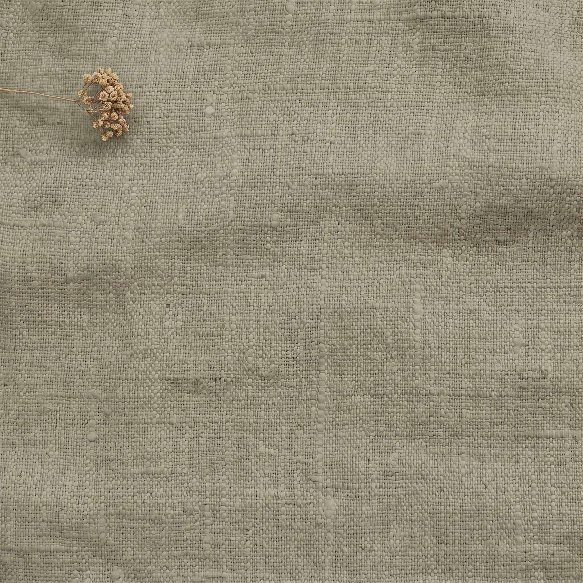 Khaki Green Linen fabric - pre-washed 100% linen. Bianco Khaki by Ada & Ina.