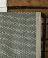 Saana Khaki - Curtain fabric, abstract Green geometric pattern