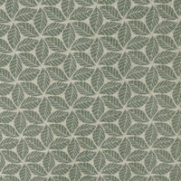 Saana Khaki - Curtain fabric, abstract Green geometric pattern