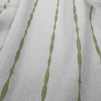 Irina Khaki - Curtain fabric with Green abstract print
