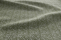 Malena Khaki - Green patterned fabric