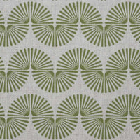 Ofira Khaki - Curtain fabric with Green abstract print