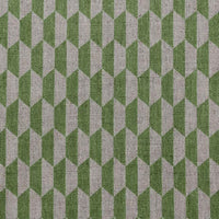 Lana Leaf- Fabric for curtains, Green Print