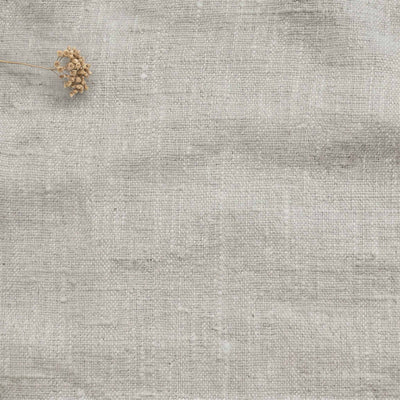 Light Grey Linen fabric - pre-washed 100% linen. Bianco Dove by Ada & Ina.
