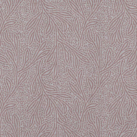 Pink Patterned Linen Curtain Fabric - Alma Dusty Pink - Natural base fabric