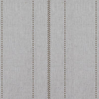 Brown Patterned Linen Curtain Fabric - Inari Sand  - Natural base fabric.