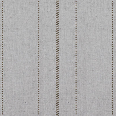 Brown Patterned Linen Curtain Fabric - Inari Sand  - Natural base fabric.