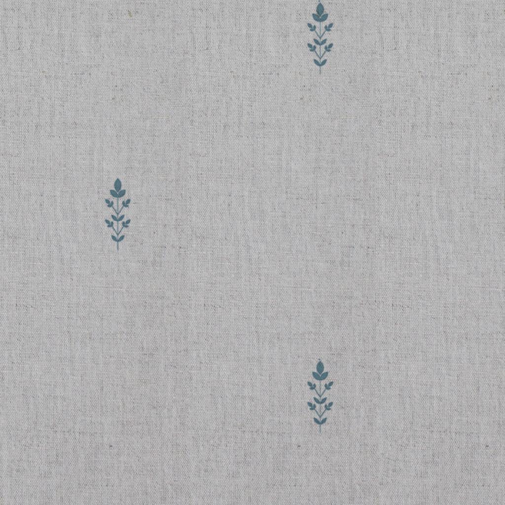 Asli Marine - Natural fabric with classical Blue pattern