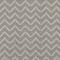 Neutral / Brown Patterned Linen Curtain Fabric - Azig Taupe Mist - Natural base fabric.