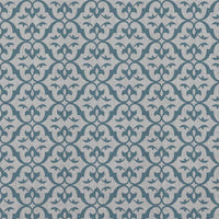 Brita Marine - Curtain fabric printed with Blue