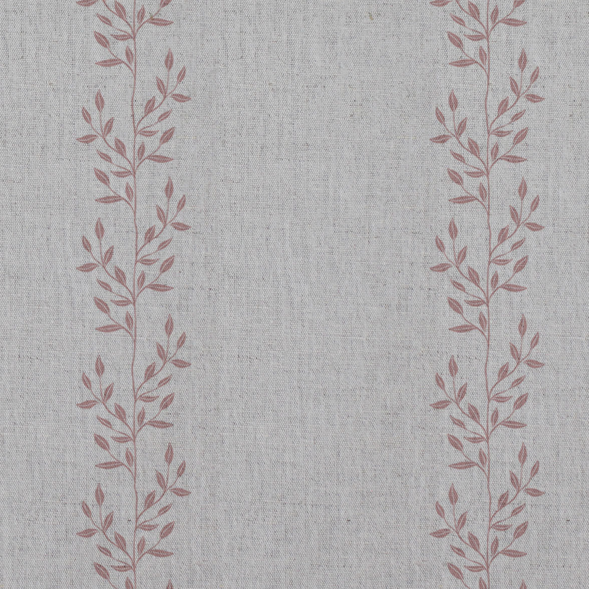 Shena Dusty Pink - Natural fabric with botanical Pink print