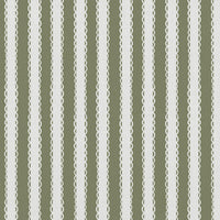 Green Striped Linen Curtain Fabric - Lisabella Moss-WHT - White base fabric.