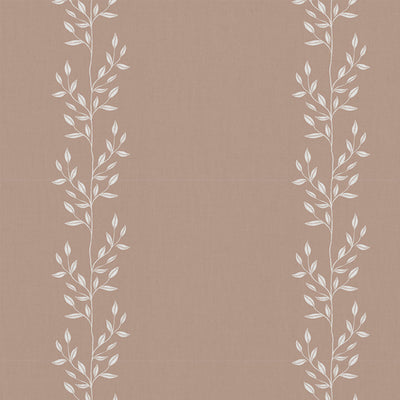 Shena New Blush INV - White fabric with botanical Pink inverted  print