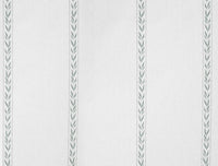 Helena Meadow - curtain fabric with Green striped print