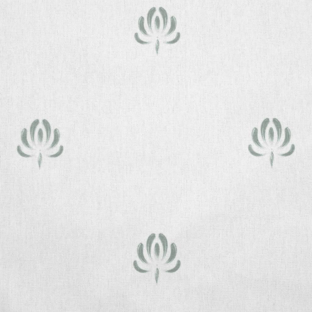 Sarianna Meadow - Curtain fabric with Green abstract print