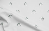Sarianna Meadow - Curtain fabric with Green abstract print