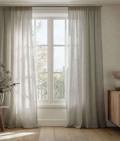 Sheer - Voile Curtains in Linen 