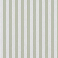 Liliana Moss-WHT - white fabric with green striped pattern