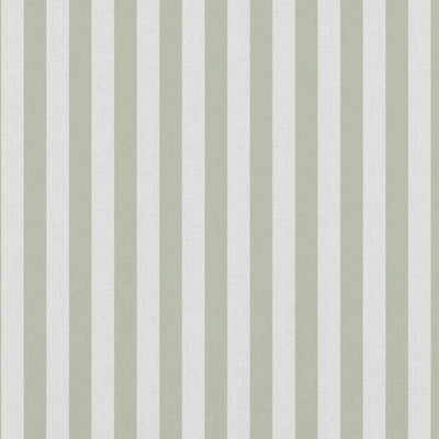 Liliana Moss-WHT - white fabric with green striped pattern