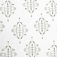 Britt Moss - curtain fabric with Green abstract print