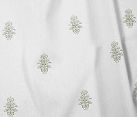 Lisana Moss - Curtain fabric with Green abstract print