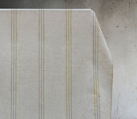 Telma Mustard - Linen Cotton fabric with Yellow stripes