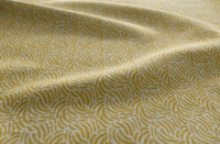 Malena Mustard - Yellow patterned fabric