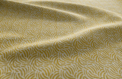 Malena Mustard - Yellow patterned fabric