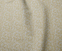 Phila Mustard - Curtain fabric with Yellow botanical print