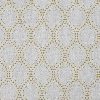 Sara-NAT Mustard - Curtain fabric with Yellow abstract print