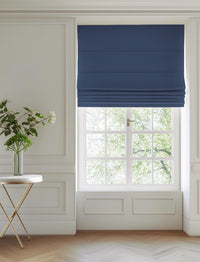 Danila Nightsky - Strong & heavy dark blue 100% cotton fabric. Ideal for upholstery, curtains and blinds etc. 