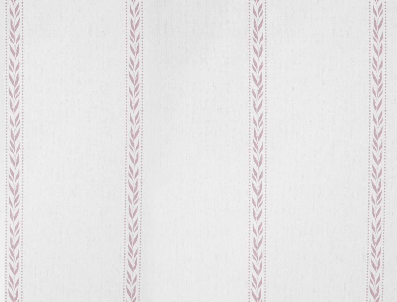 Helena Peony - curtain fabric with Pink striped print