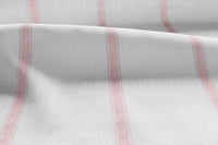 Rune Peony- vertical pink tone striped fabric.